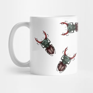 Stag beetles Mug